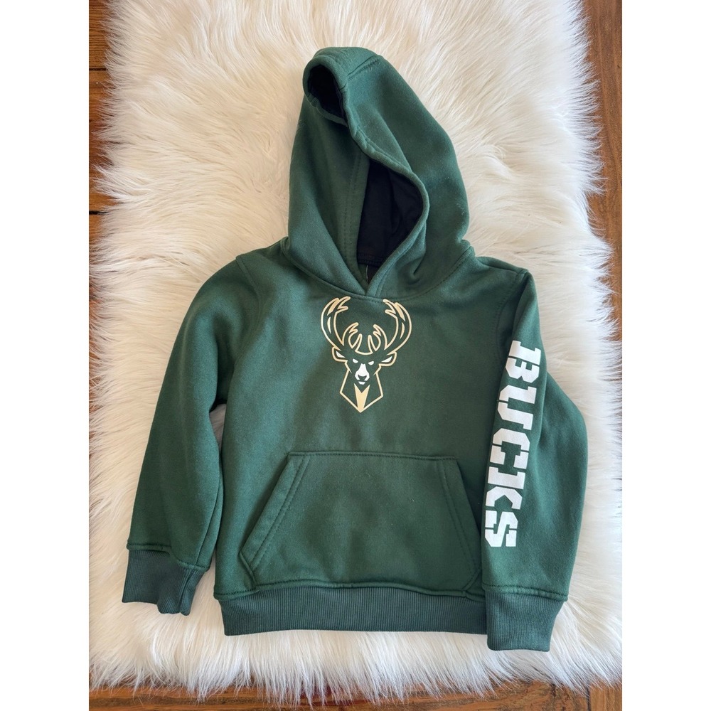 NBA bucks hoodie size 4‎ EUC